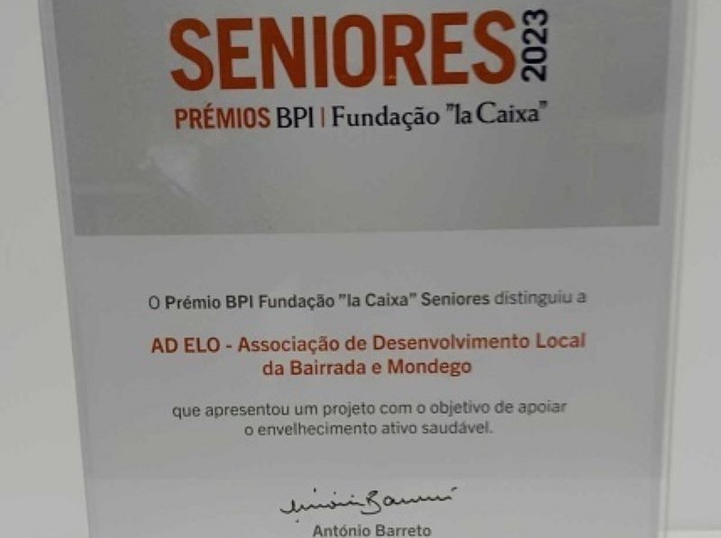 AD ELO ganha Prémio BPI – Fundação ”la Caixa” Seniores 2023
