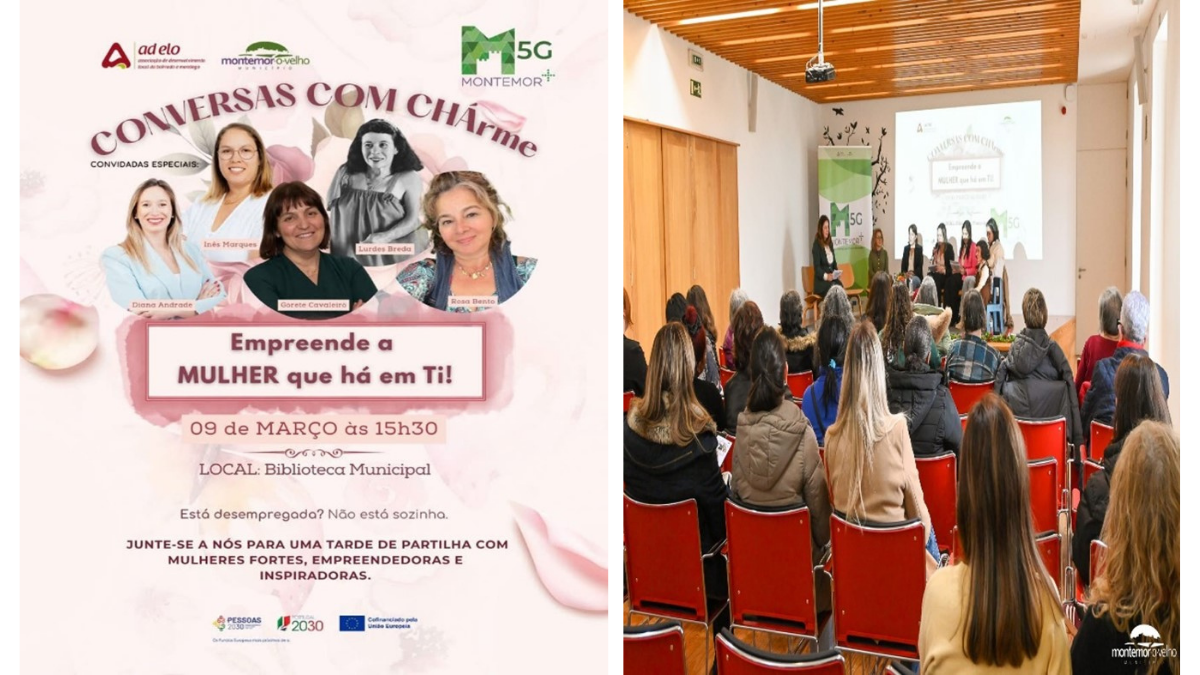 “Empreende a mulher que há em ti” marca “Conversas com CHÁrme” em Montemor-o-Velho