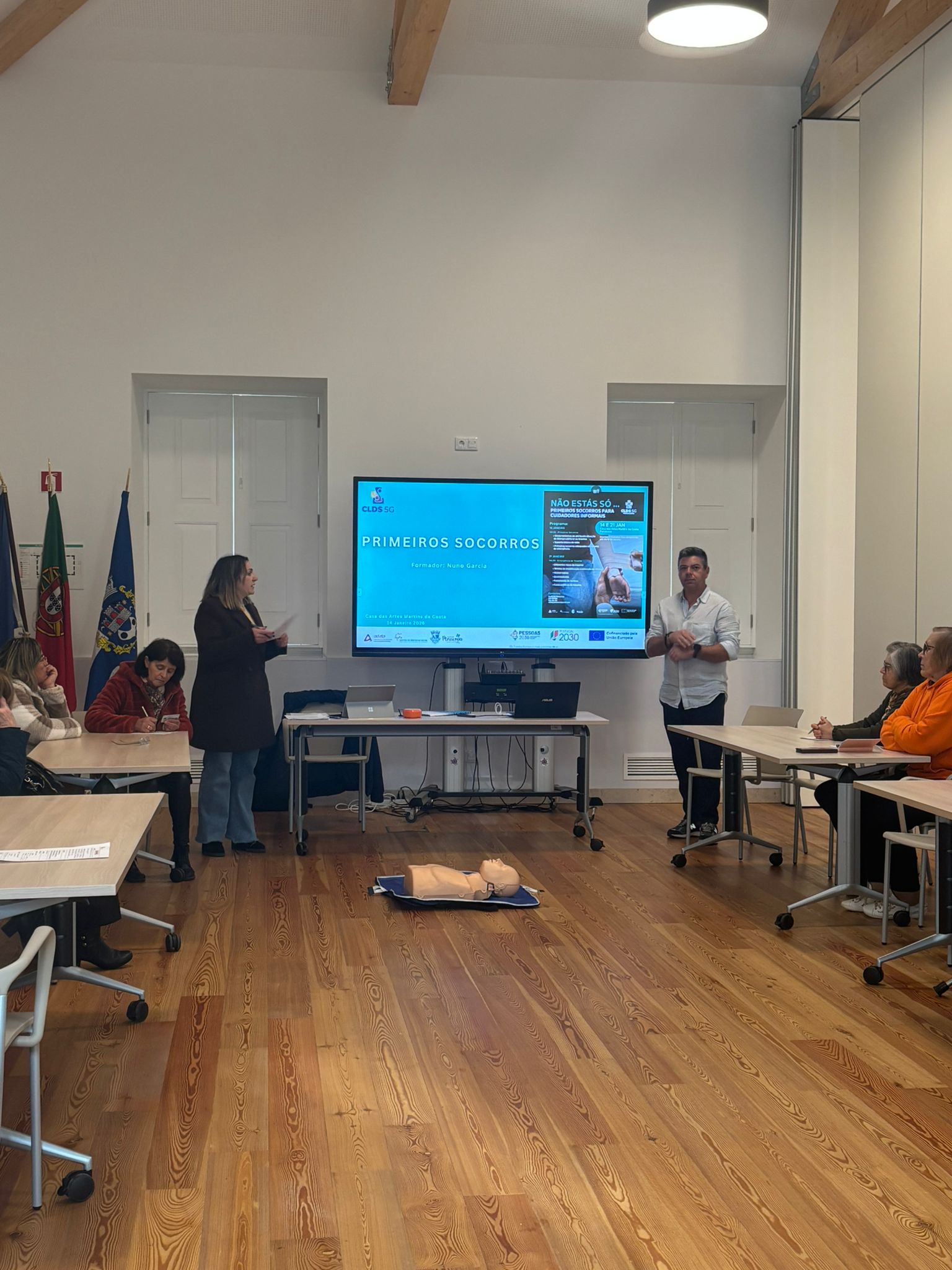 Preparar para agir: CLDS 5G de Penacova promove sessões práticas de Primeiros Socorros