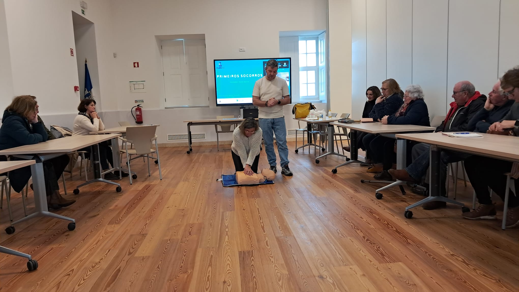 Preparar para agir: CLDS 5G de Penacova promove sessões práticas de Primeiros Socorros