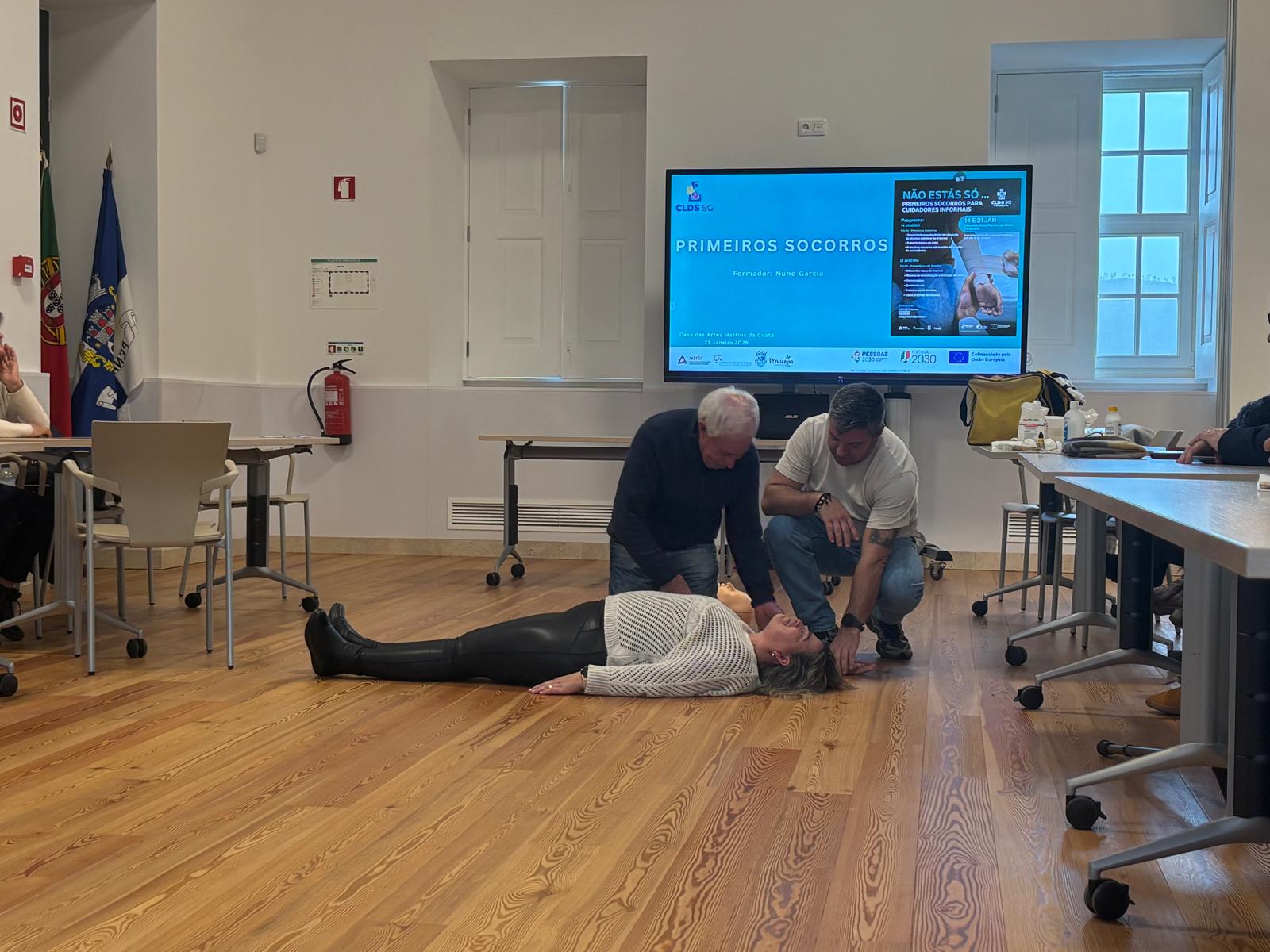 Preparar para agir: CLDS 5G de Penacova promove sessões práticas de Primeiros Socorros