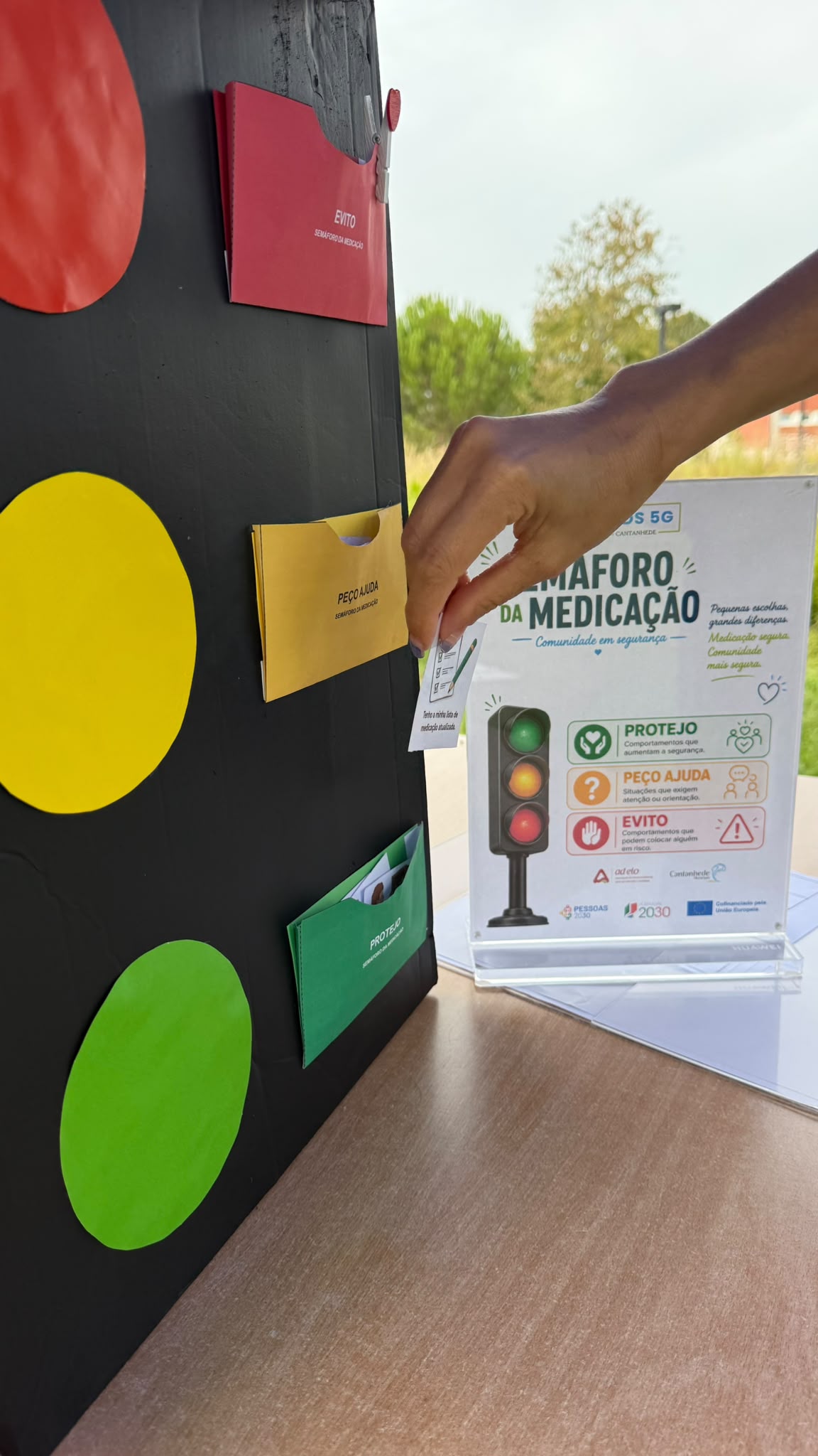 CLDS 5G de Cantanhede sensibiliza para a utilização segura da medicação na Rota do Coração